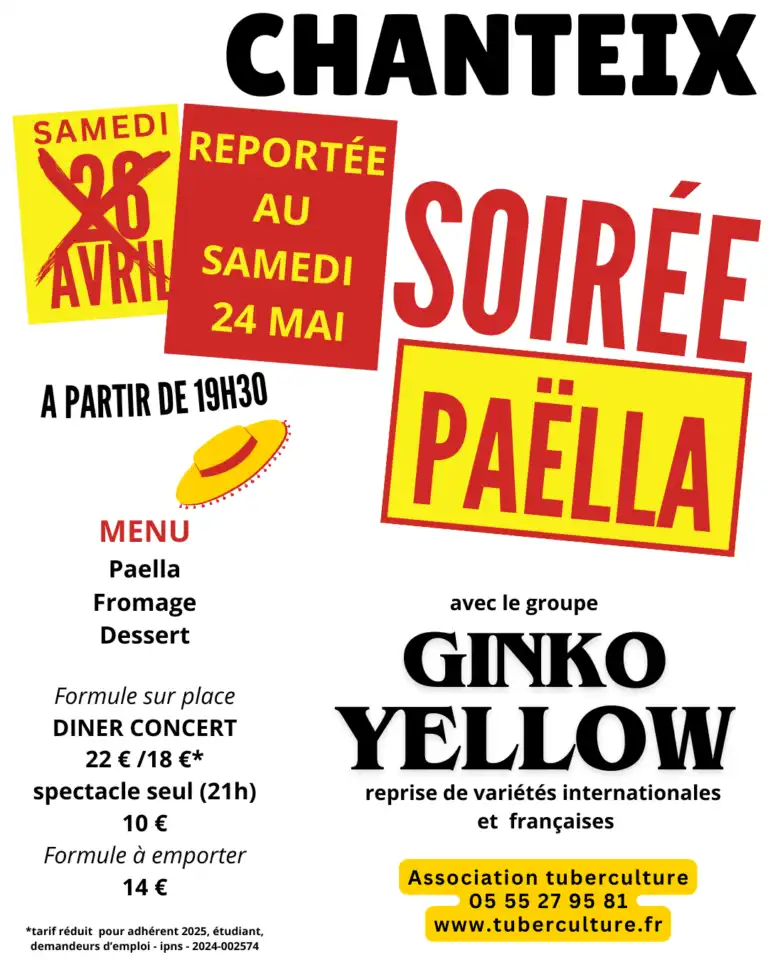 SoirÃ©e PaÃ«lla avec Ginko Yellow